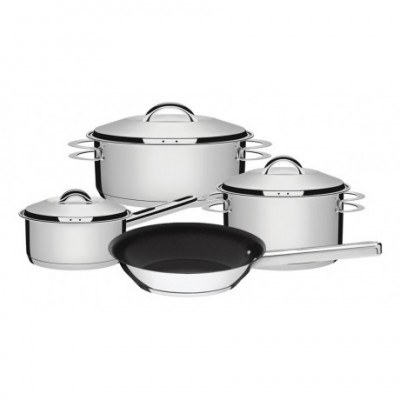 Set Olla Tramontina 65500/120 Inoxidable Solar 4 Piezas