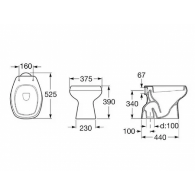 Tabla Asiento Inodoro Derpla Para Monaco Madera Laqueada