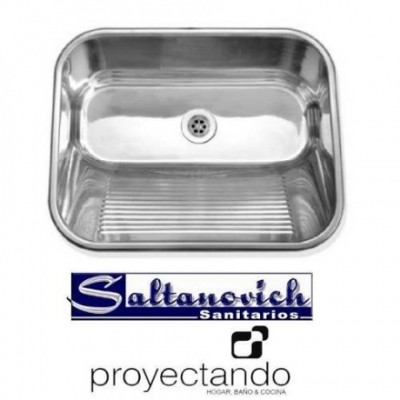 Bacha Pileta De Lavadero Starken 50x37x24 Acero Inoxidable