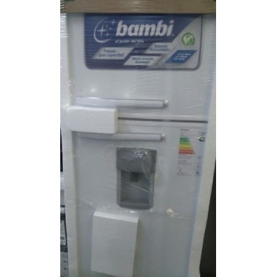 Heladera Con Dispenser Agua Bambi 2f1600d 328 L Blanca