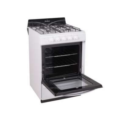 Cocina Florencia Recta 5516f Multigas 4 Hornallas Blanca Puerta Con Visor