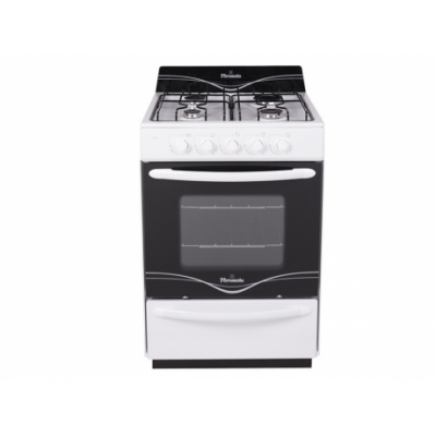 Cocina Florencia Recta 5516f Multigas 4 Hornallas Blanca Puerta Con Visor