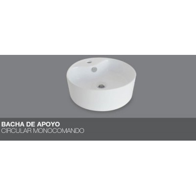 Bacha Loza Pringles Baño Circular Monocomando  Amb011