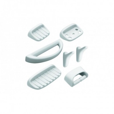 Kit Accesorios 7 Piezas Ferrum Loza Blanco De Pegar Integral