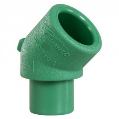 Codo Fusión 32 Mm 45° Macho Hembra  Amanco