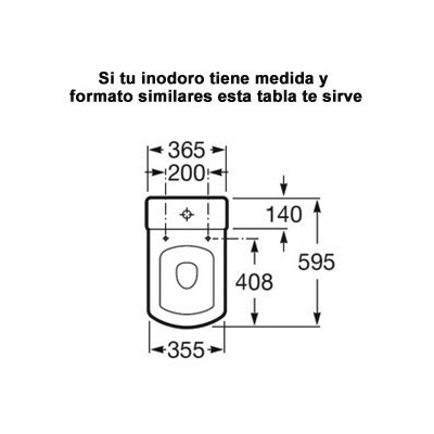 Tabla Asiento Inodoro Hall Derpla Pringles  Mdf Laqueada