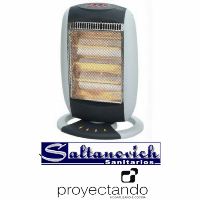 Calefactor Estufa Halogena Everest Ev-012 3 Niveles Potencia