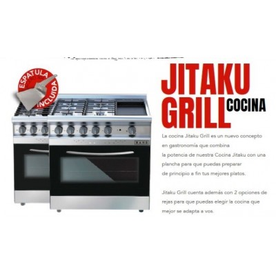 Cocina Morelli Saho Jitaku Grill 820 4 Hornallas + Plancha
