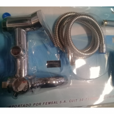 Set Completo De Ducha Mozart 2043 7 Piezas Acero Inoxidable
