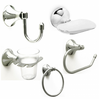 Kit De Accesorios Para Baño Delta Limay 6 Piezas Cromo