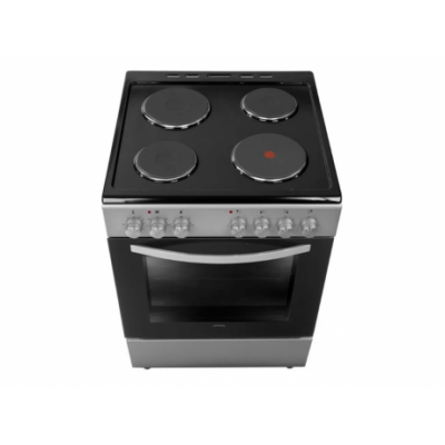 Cocina Eléctrica Atma Ch062p 60 Cm Timer Termostato Gris Luz